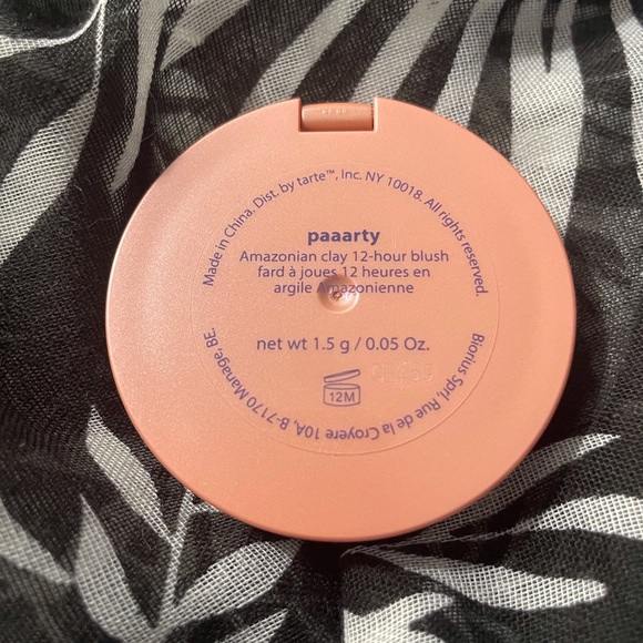 Tarte/NWOT Paaarty Travel-Size Amazonian clay 12-hour blush - Picture 2 of 3